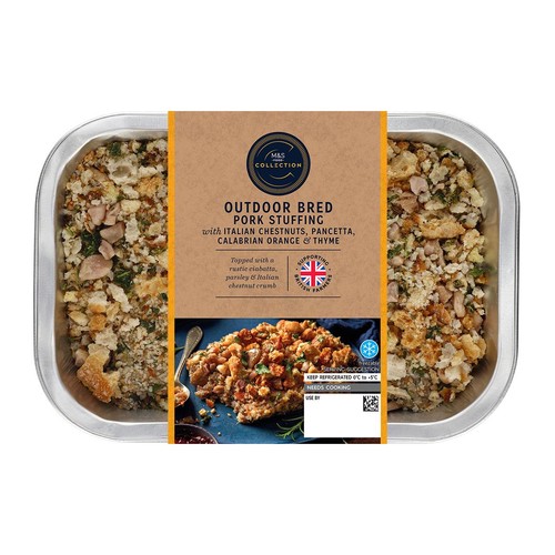 M&S British Outdoor Bred Pork, Chestnuts, Pancetta,Orange & Thyme Stuffing