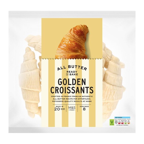 M&S 8 Ready to Bake Croissants Frozen