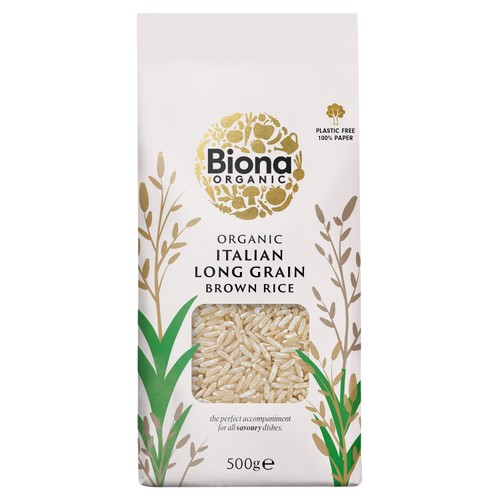 Biona Organic Long Grain Italian Brown Rice