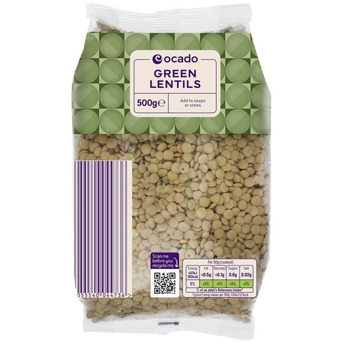 Ocado Green Lentils
