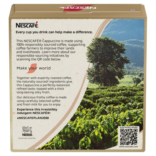 Nescafe Cappuccino Instant Coffee 12 Sachets