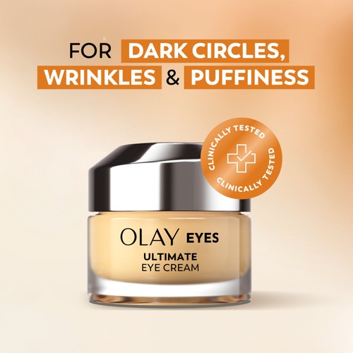 Olay Eyes Ultimate Eye Cream with Niacinamide for Dark Circles, Wrinkles