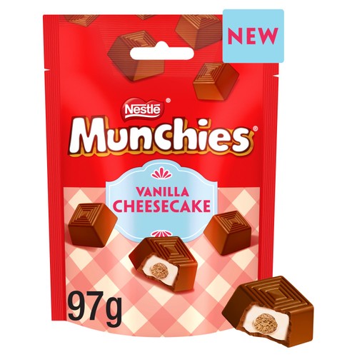 Munchies Vanilla Cheesecake Flavour Chocolate Sharing Bag