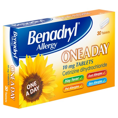Benadryl One A Day Allergy Relief Tablets