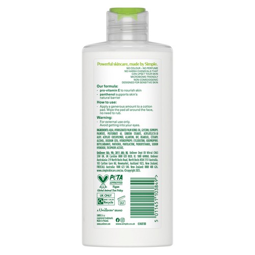 Simple Kind To Skin Purifying Cleansing Lotion