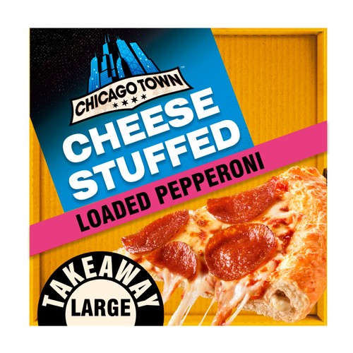 Chicago Town Takeaway Cheesy Stuffed Crust Pepperoni Large Pizza