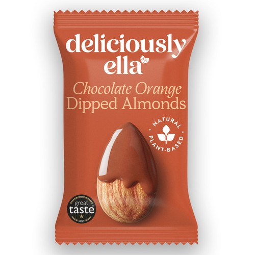 Deliciously Ella Chocolate Orange Dipped Almonds case