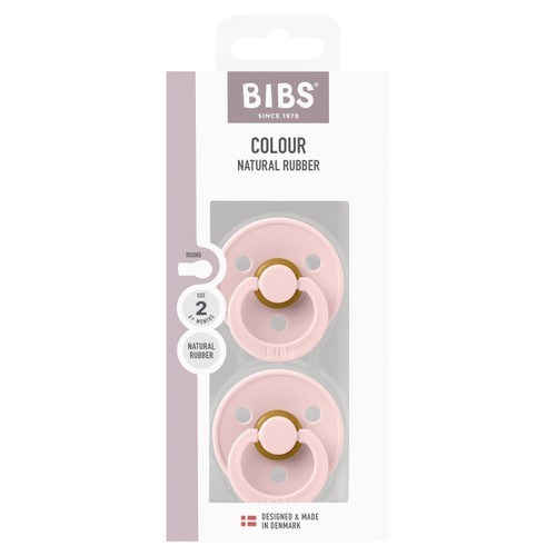BIBS 0-6m Natural Rubber Latex Soother Blossom