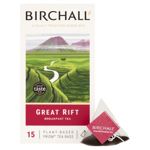 Birchall Great Rift Breakfast Blend - 15 Prism Tea Bags