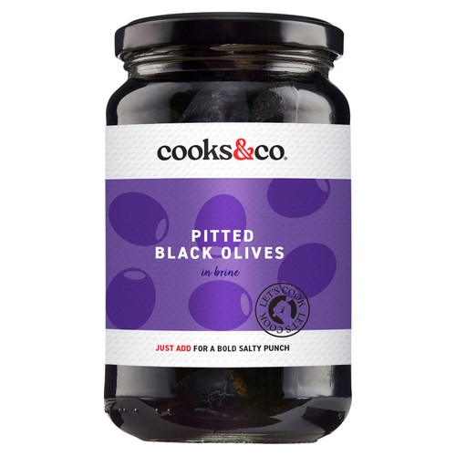 Cooks&Co Pitted Black Olives