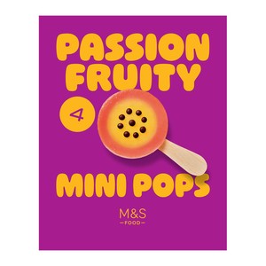 4 Passion Fruity Mini Pops