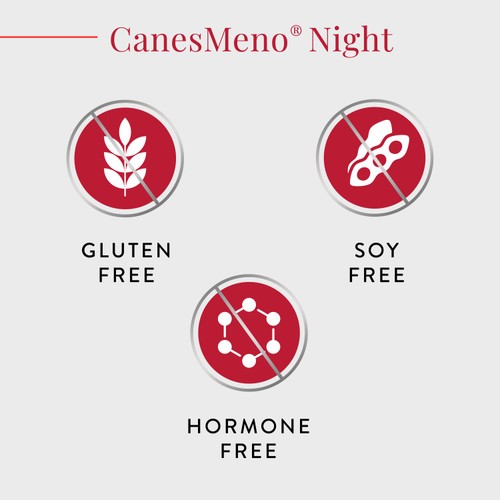 CanesMeno Menopause Support Night Food Supplement Tablets