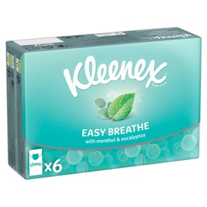 Kleenex Easy Breathe Tissues Pocket Pack 6 x 9 Sheets