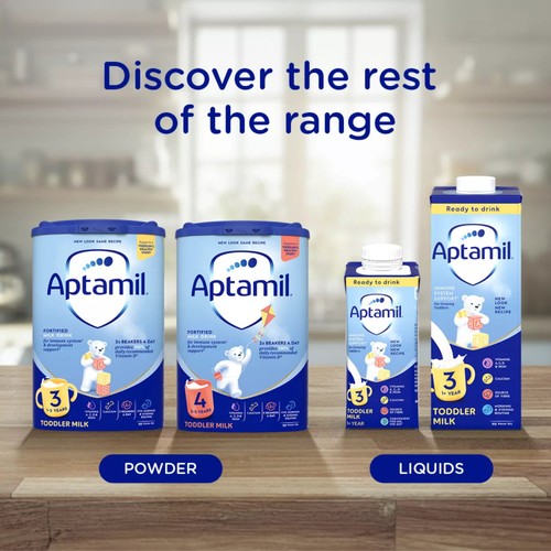 Aptamil 3 Baby Toddler Milk Formula Liquid 1-3 Years 