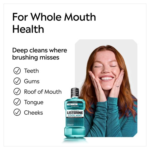 Listerine Cool Mint Intense Mint Classic Mouthwash