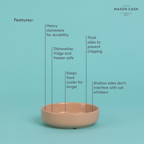 Mason Cash Cane Cat Saucer 13cm