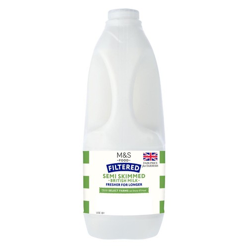 M&S Filtered Semi Skimmed British Milk