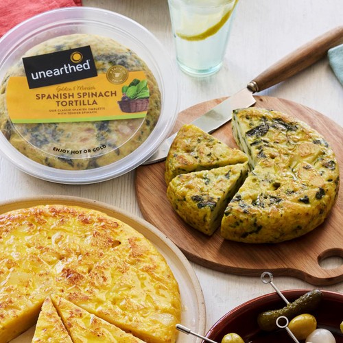 Unearthed Spinach Spanish Omelette