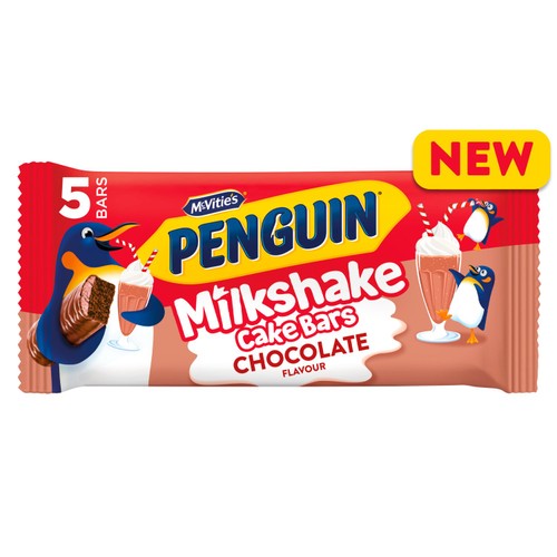 McVitie's Penguin chocolate milkshake cake bar