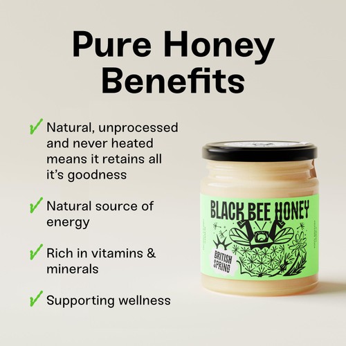 Black Bee Honey British Spring Set Honey