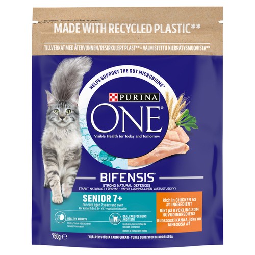 Purina One Senior 7+ Chicken Dry Cat Food 