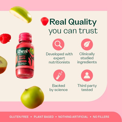 Rheal Superfoods Berry Biotic Gut Health Shot