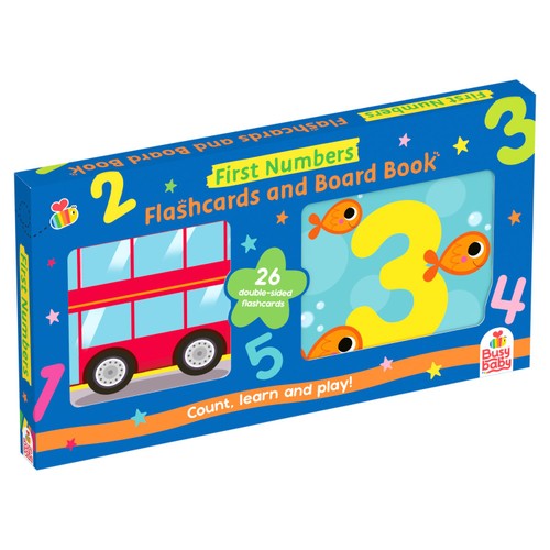 Busy Baby First Numbers Book and Flashcards