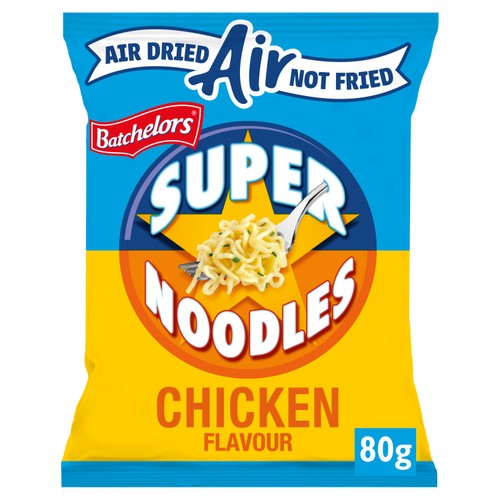 Batchelors Super Noodles Air Dried Low Fat Chicken Flavour Instant Noodles