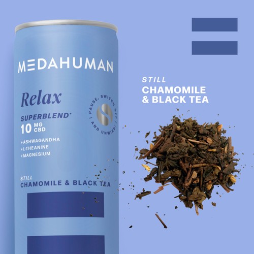 Medahuman Relax CBD Drink Chamomile & Black Tea