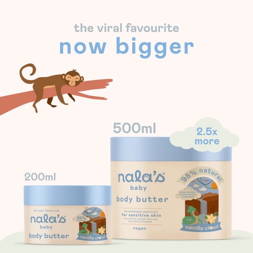 Nala's Baby Body Butter Vanilla Cloud
