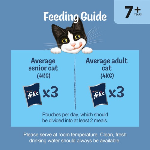 Felix Original Senior 7+ Mixed Selection in Jelly Wet Cat Food