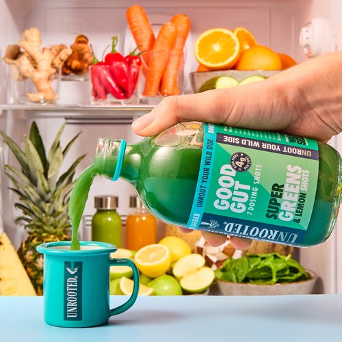 UNROOTED Super Greens, Lemon & Baobab 7x Dosing Shots