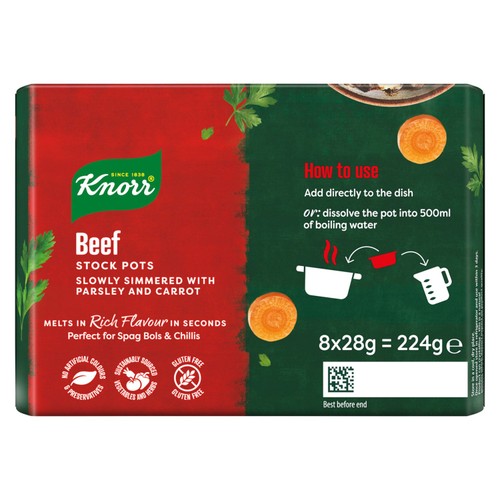 Knorr 8 Beef Stock Pot 