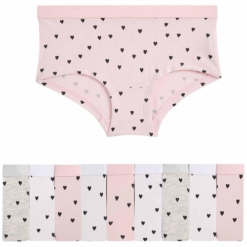M&S 10P Core Heart Shorts, 6-7Y, Multi