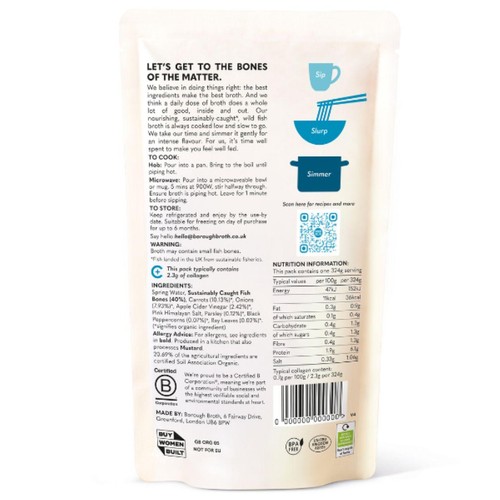 Borough Broth Sustainably Caught Fish Bone Broth