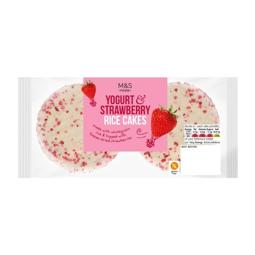 M&S Yogurt & Strawberry Rice Cakes