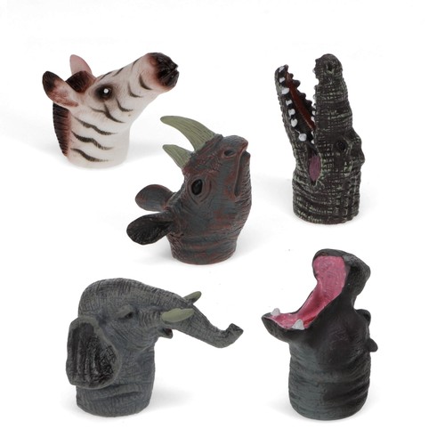Rex London Safari Animal Finger Puppets