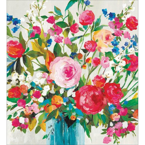 Flower Bouquet Blank Card Pack