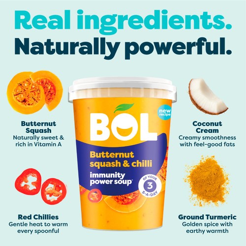 BOL Butternut Squash & Chilli Power Soup