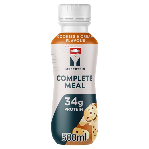 Muller x MyProtein Cookies & Cream High Protein Meal Replacement Shake