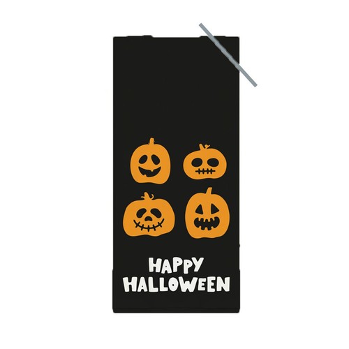 Halloween Pumpkin Treat Bag with Twist Ties