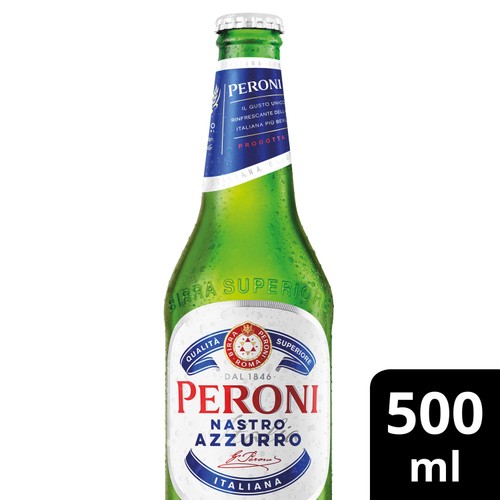 Peroni Nastro Azzurro Beer Lager Bottle