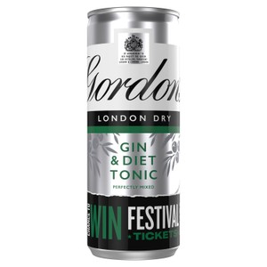 Gordon's Premium Pink Gin & Lemonade Can 5% Vol 250ml