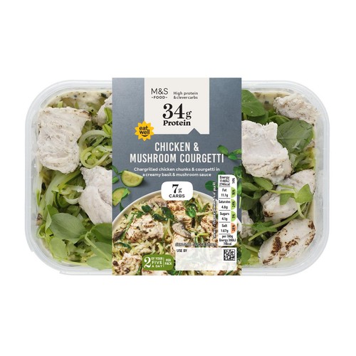 M&S High Protein Chicken & Mushroom Courgetti