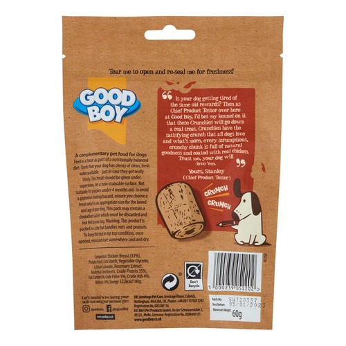 Good Boy Crunchies Chicken Reward Dog Treats