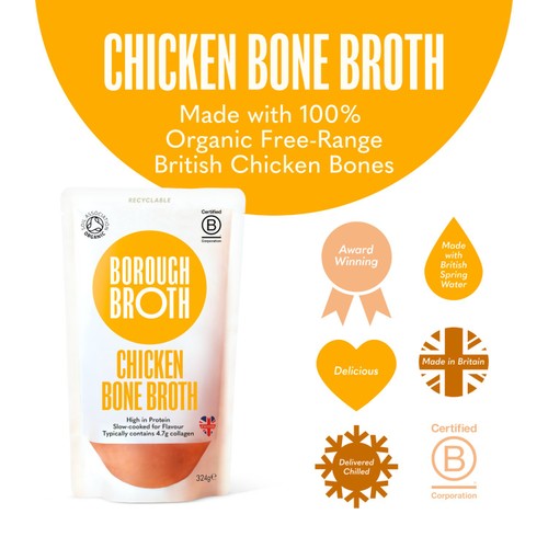 Borough Broth Free-Range Organic Chicken Bone Broth