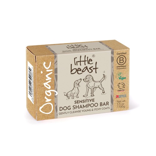Little Beast Organic Sensitive Dog Shampoo Bar