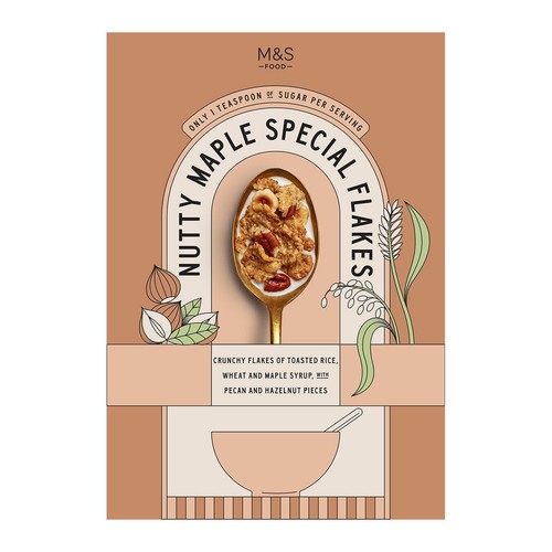 M&S Nutty Maple Special Flakes