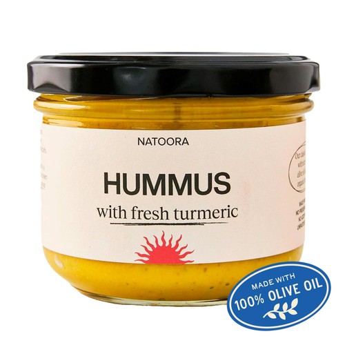 Natoora Hummus with Fresh Turmeric