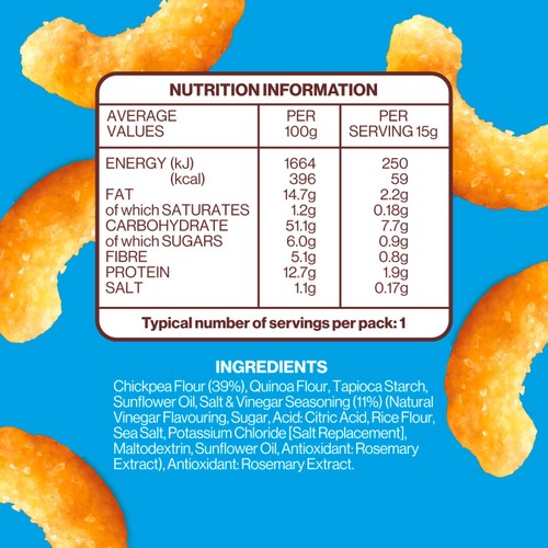 Hippeas Chickpea Puffs - Salt & Vinegar Multipack